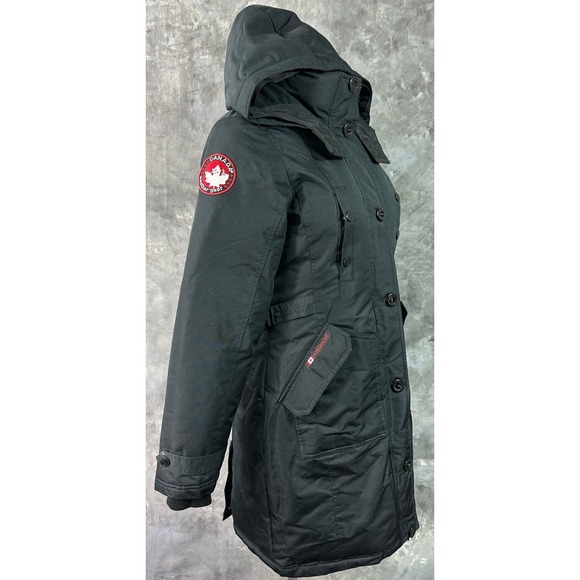 Canada Weathergear Long HEAVY Hooded Warm Parka Coat sz S (15595) - Picture 6 of 12